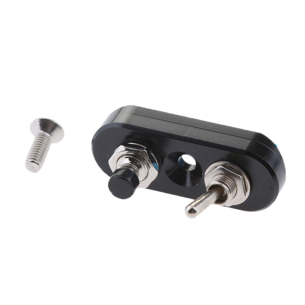 2 x CNC Mini Motorbike Handlebar Stop Start Kill Lever Dual + Single Switch