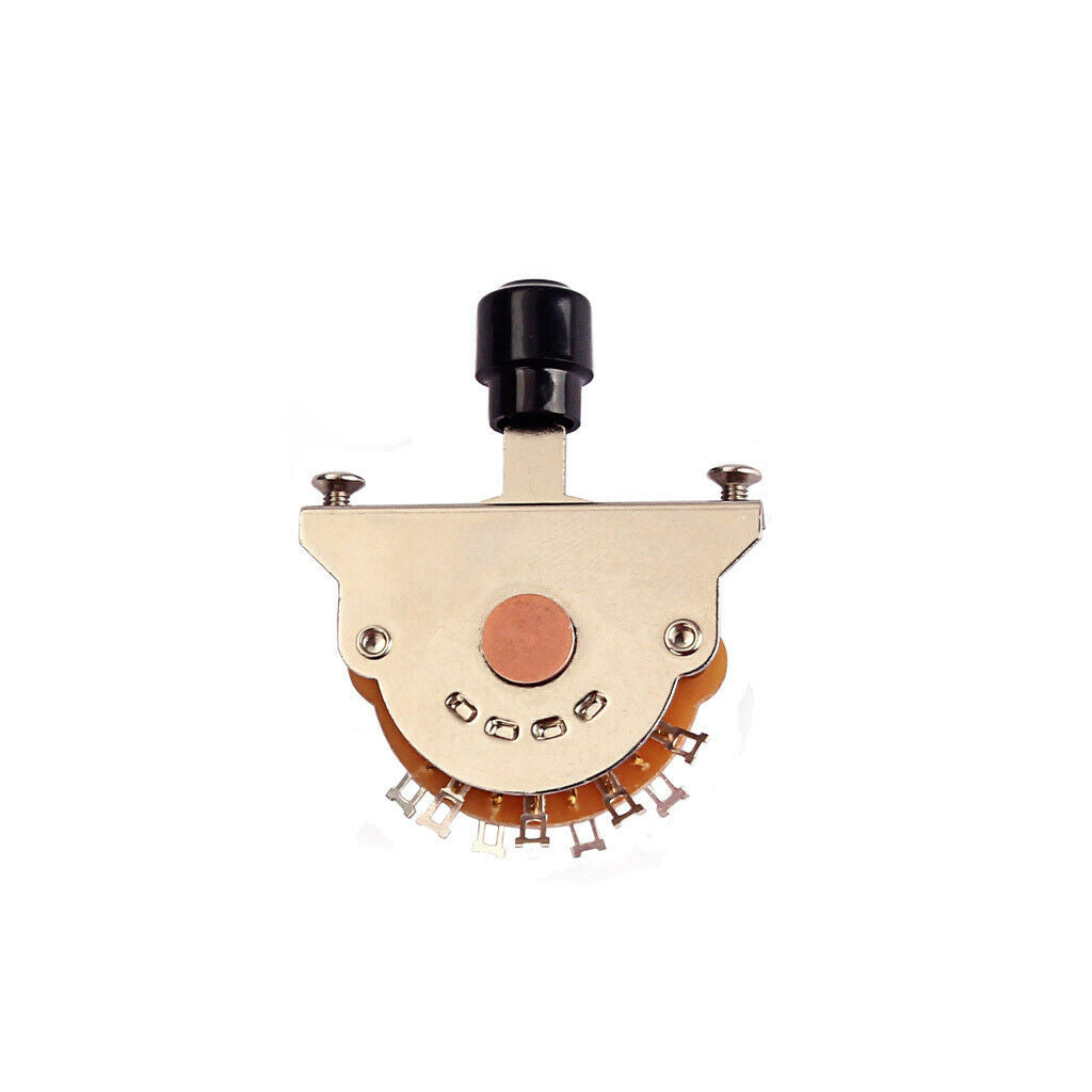 Guitar 3 Way Toggle Swtich Pickup Selector with Black Tip for Guitar Parts