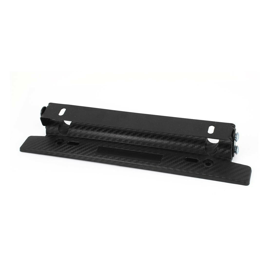 Adjustable Carbon Fiber Style Racing Car Van License Plate Frame Bracket Holder