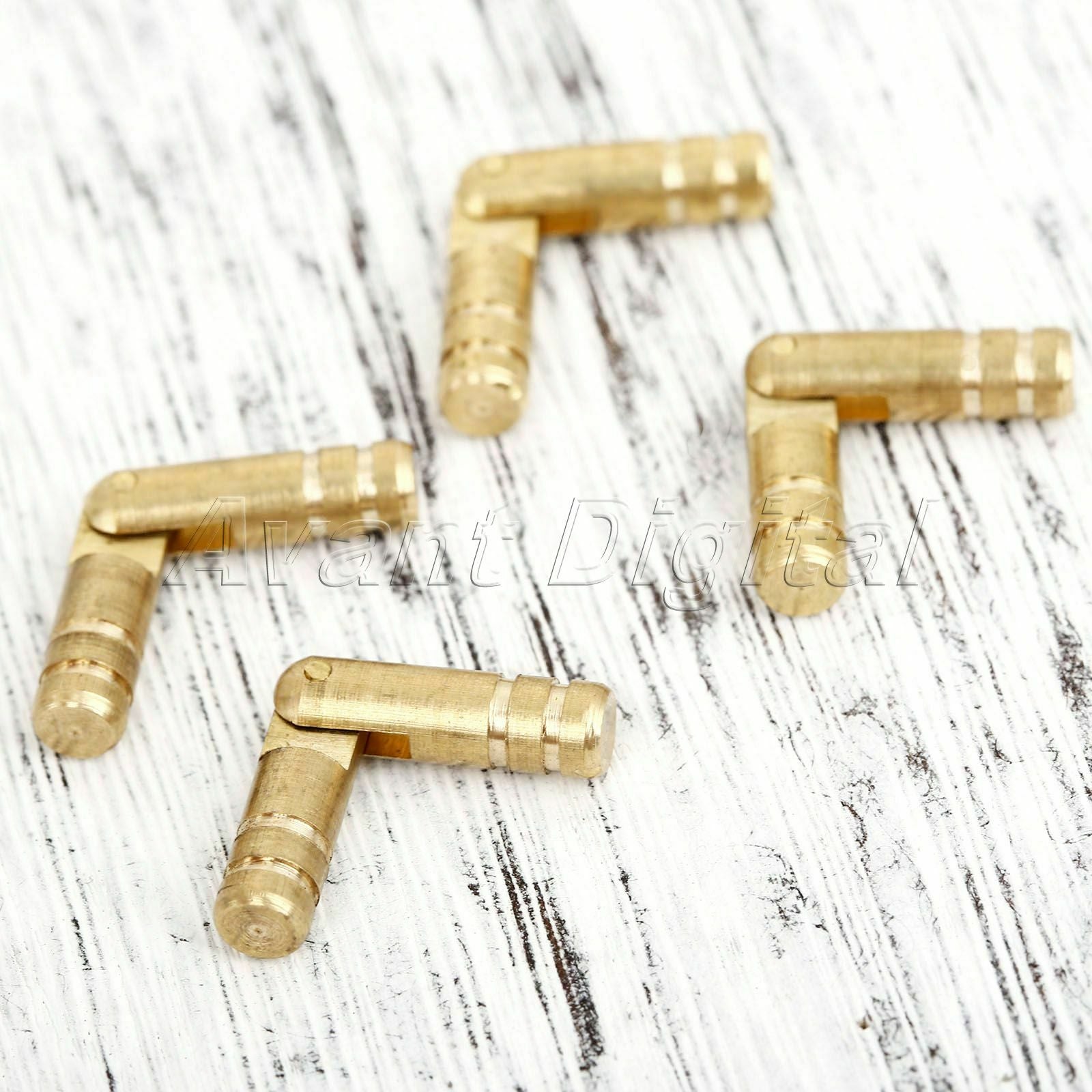 New 10x Jewelry Box Mini Case Hidden Invisible Concealed Barrel Hinges Copper