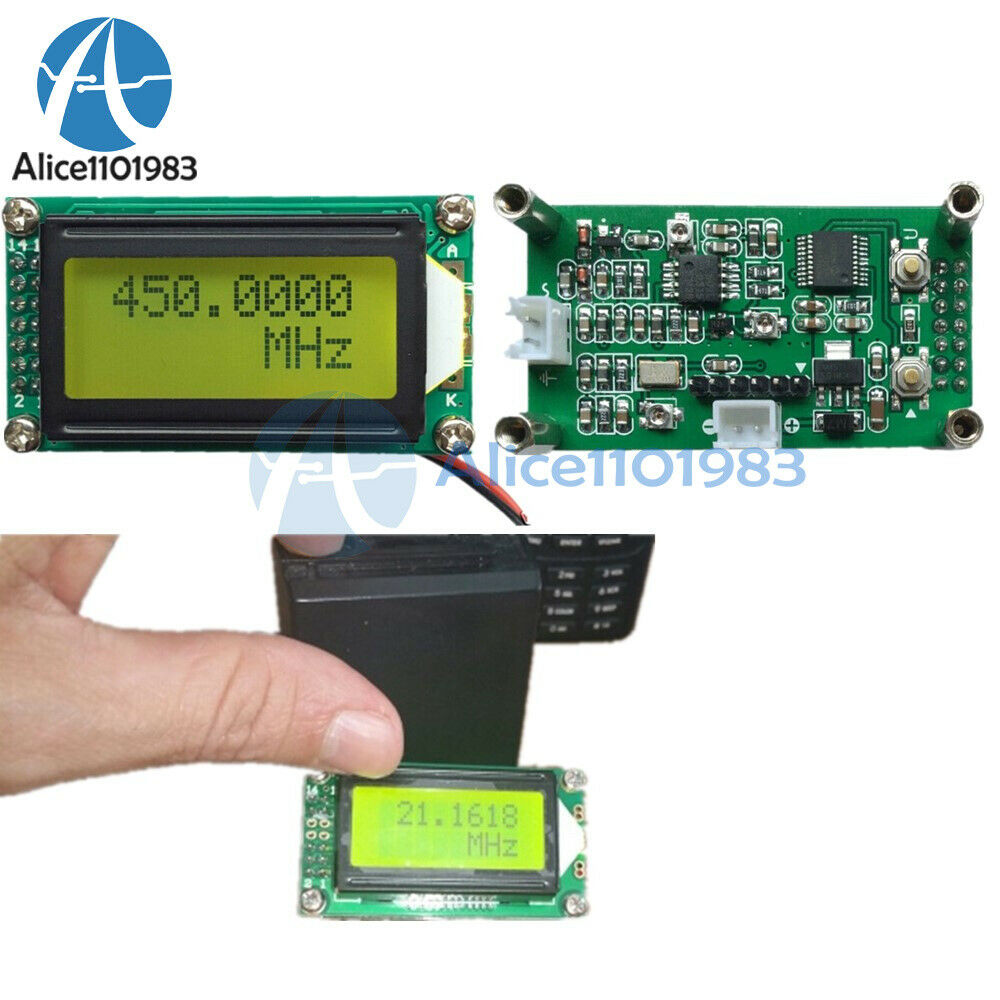 2PCS 1MHz -1.1GHz LED Frequency Counter Tester For Ham Radio PLJ-0802-F