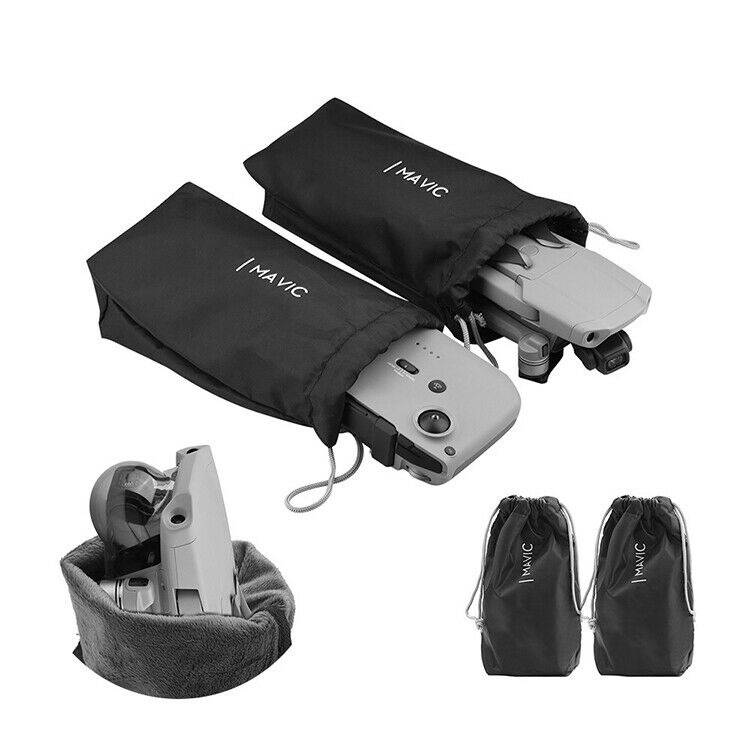 2PCS for DJI Mavic Air 2 Drone Storage Bag Handbag Carrying Case Drawstring Bag
