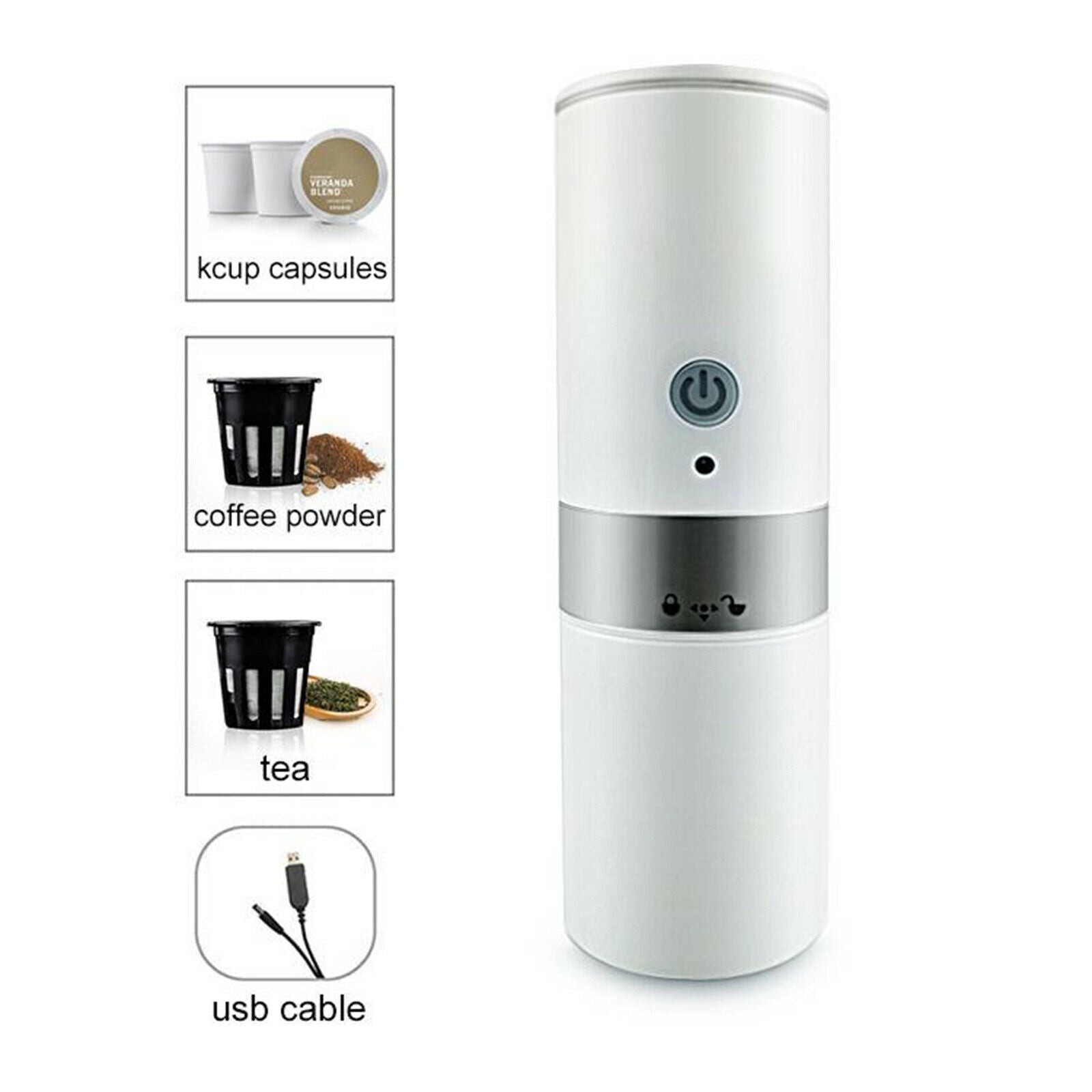 Travel Coffee Maker 60oz/200ml Electric Espresso Machine for Travel Outdoor