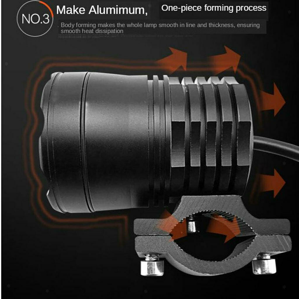 Motorcycle Cycling 12V LED Headlight Spotlight High Brightness LED Headlight