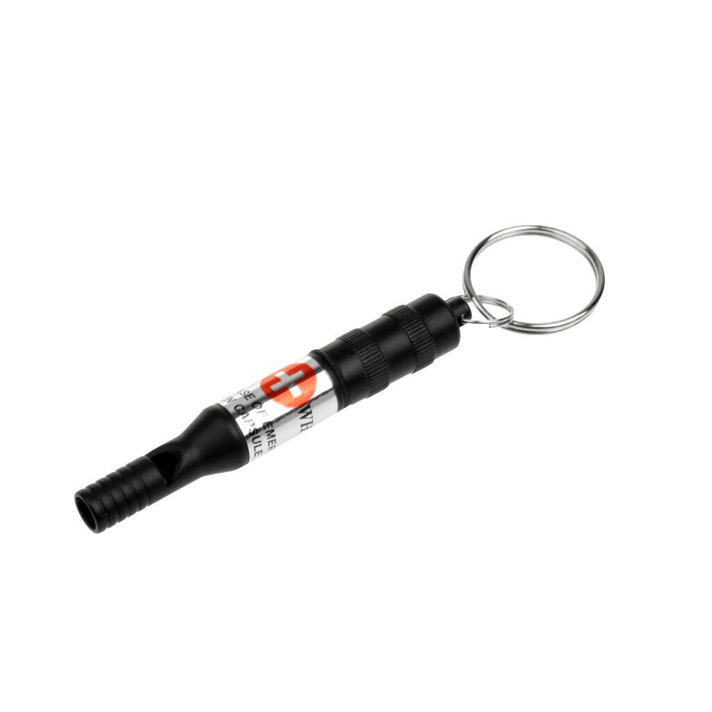 4 Pieces / Set Mini  Whistle Keychain Camping Hiking Tool