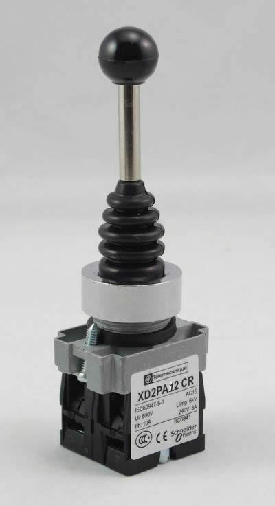 XD2PA12CR 2NO 2Positions Latching Maintained Wobble Stick Joystick Replaces Tele