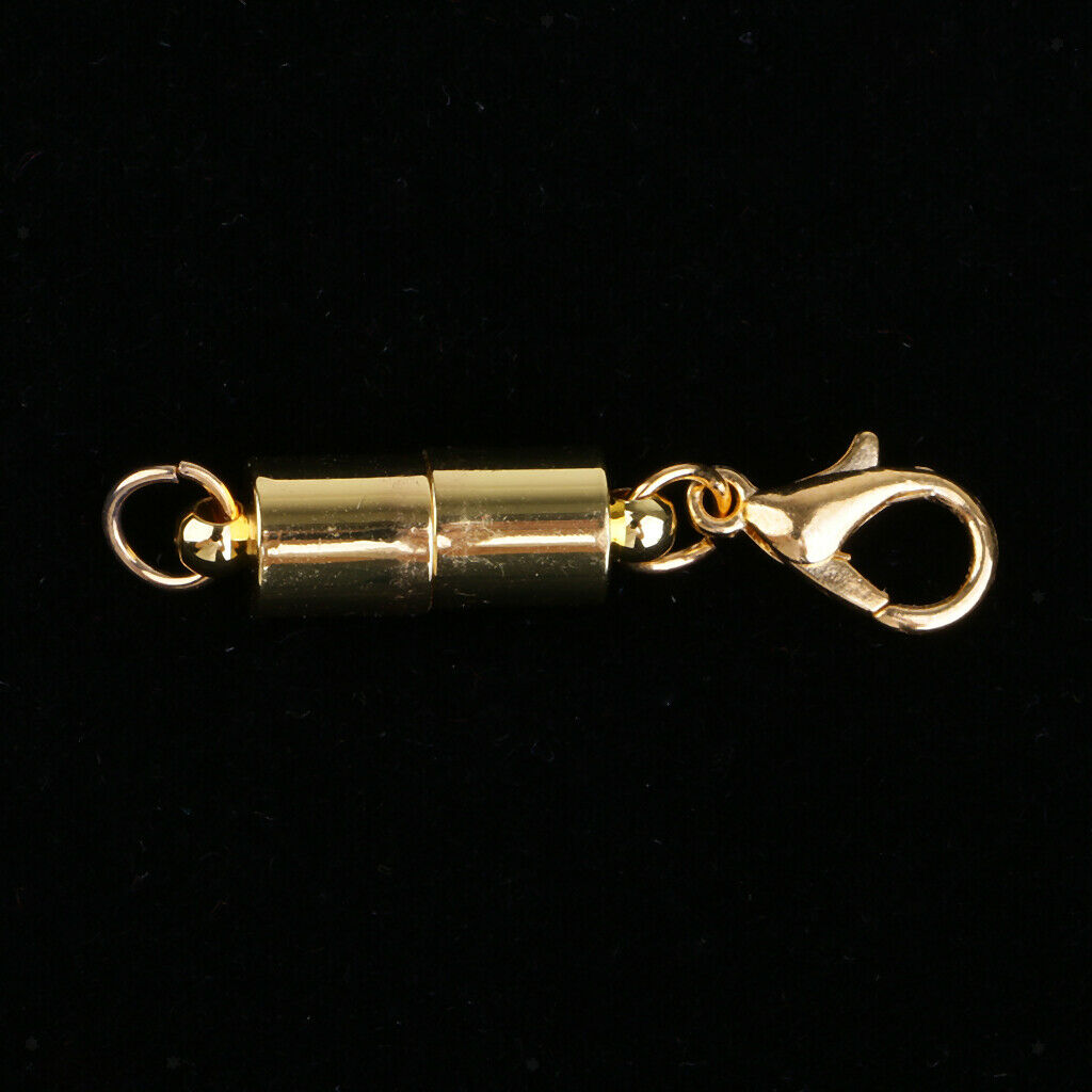2 Colors Stainless Steel Copper Magnetic Necklace Clasps For Jewelry Making