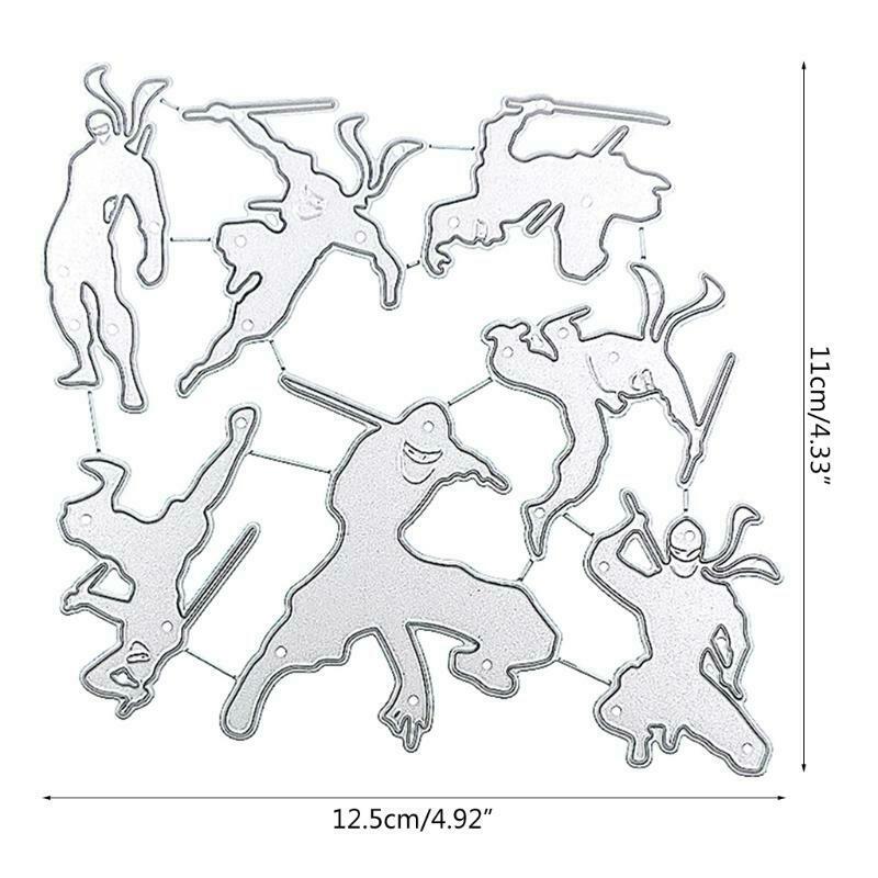 Warrior Metal Cutting Dies Stencil DIY Scrapbooking Album Paper Card Template