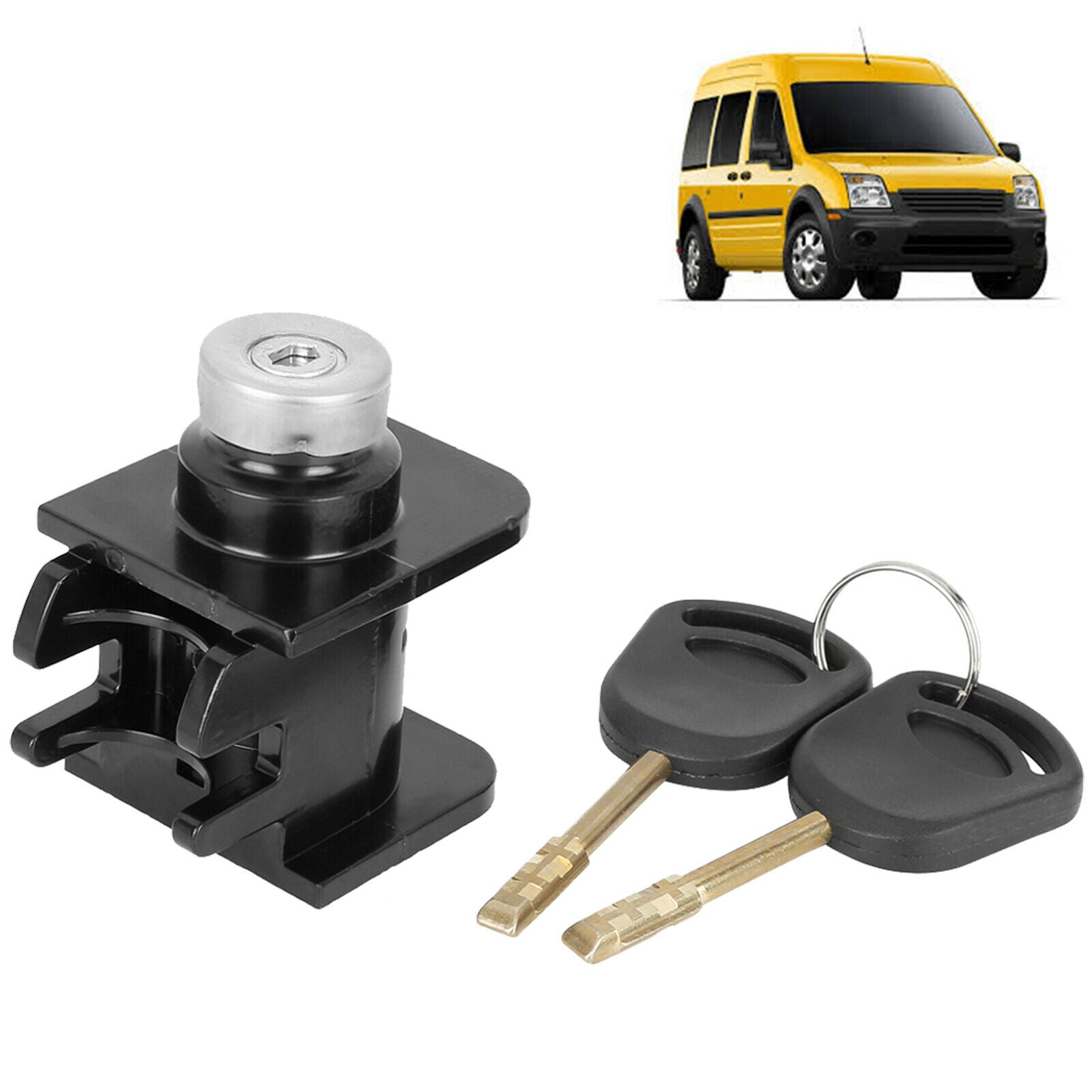 4124287 For FORD TRANSIT CONNECT MK6 Bonnet Hood Lock Latch & 2 Key Complete Set