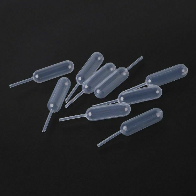 50pcs 4ml Plastic Squeeze Transfer Pipettes Dropper For Cup Cakes Strawberries