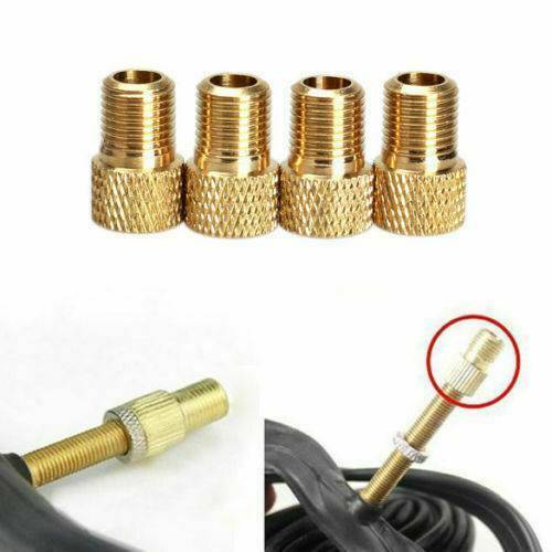4X Presta to Schrader Valve Adapter Converter Road Bike Cycle Bicycle Pump Tube/