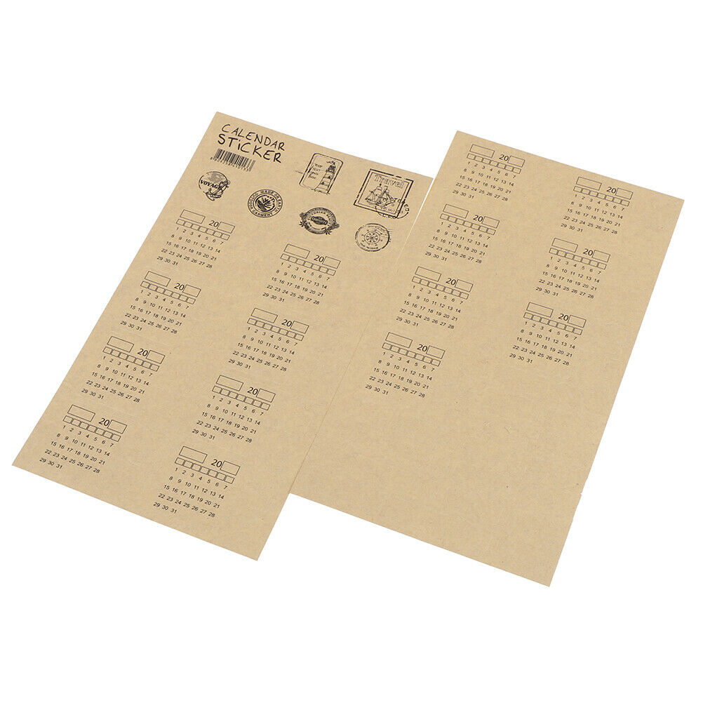 Monthly Calendar Index Stickers Lable Marker Note for Planner Appointment rDS Qx