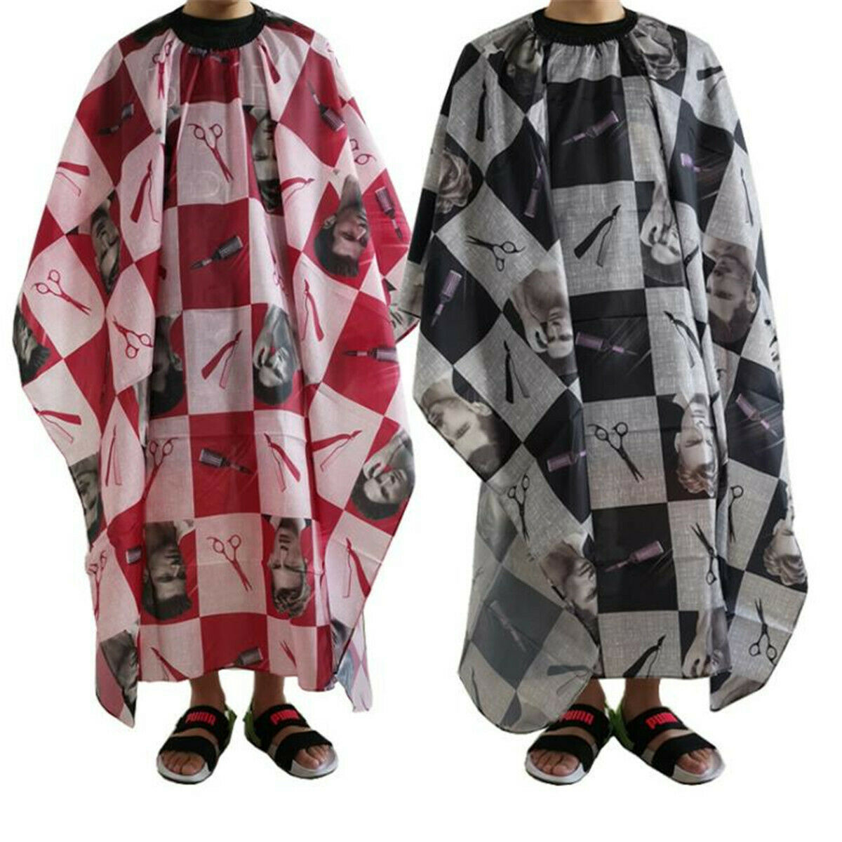3pcs Hair Cutting Cape Salon Hairdressing Hairdresser Gown Barber Cloth Apron