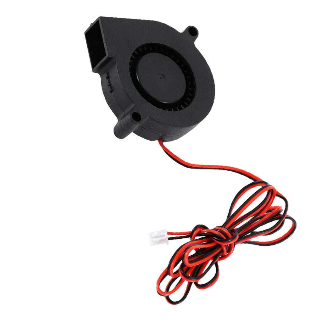 2pcs Silent 24V 50mm 5015 Radial Turbo Cooler Blower Fan For PC CPU Cooling