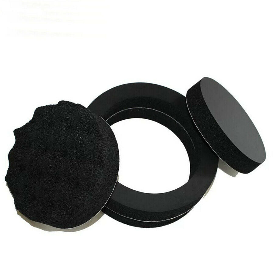 4pc 6.5"Wave Car Speaker Ring Bass Door Sound Insulation Cotton Audio Speakers