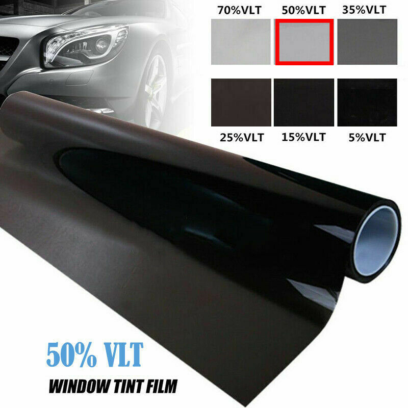 80%UV Uncut Roll Window Tint Film 50% VLT 19.7 Ft Feet Car Home Office Glass