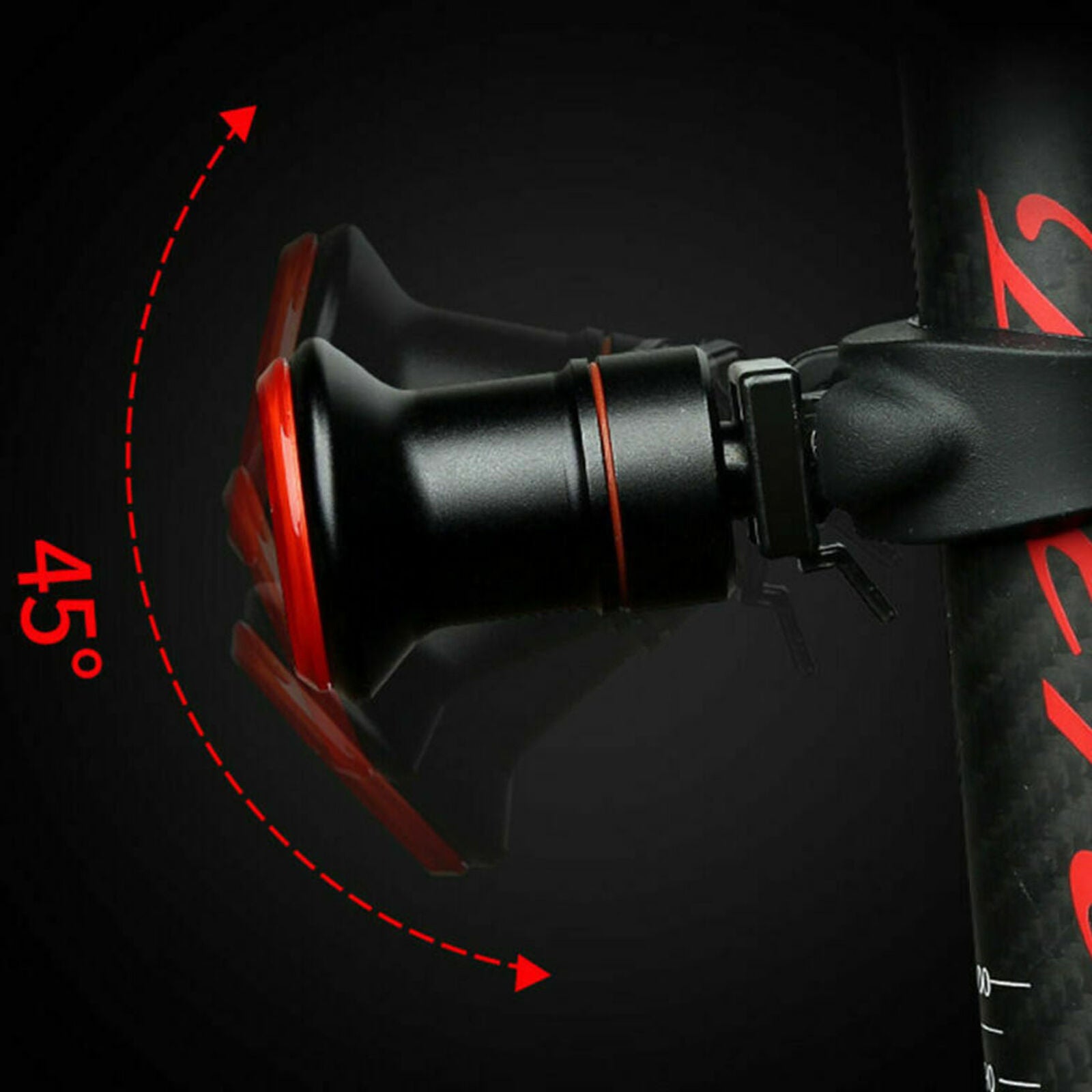 LED Bike Taillight Waterproof USB Rechargeable Induction Brake Turn Signal Bicyc