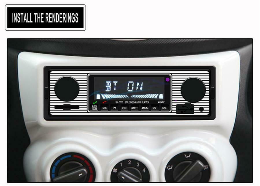 1PC Car 4-CH Bluetooth Stereo Radio MP3 Player USB / SD / FM / WMA / MP3 / WAV