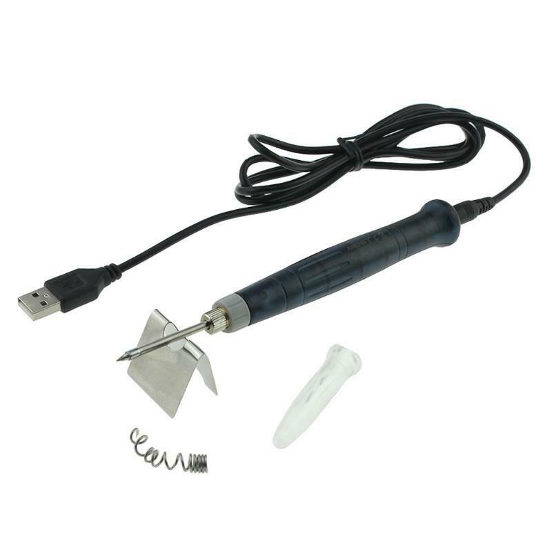 Mini Portable USB 5V 8W Electric Powered Soldering Iron Pen Tip Touch