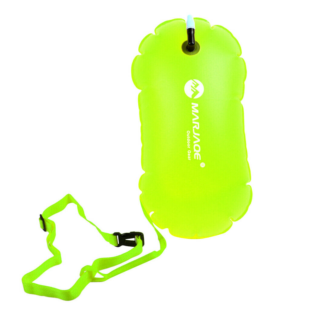 Drybag for Buoyancy with Belt Open Water Swimmers Swimming Buoy Air Bag Safety