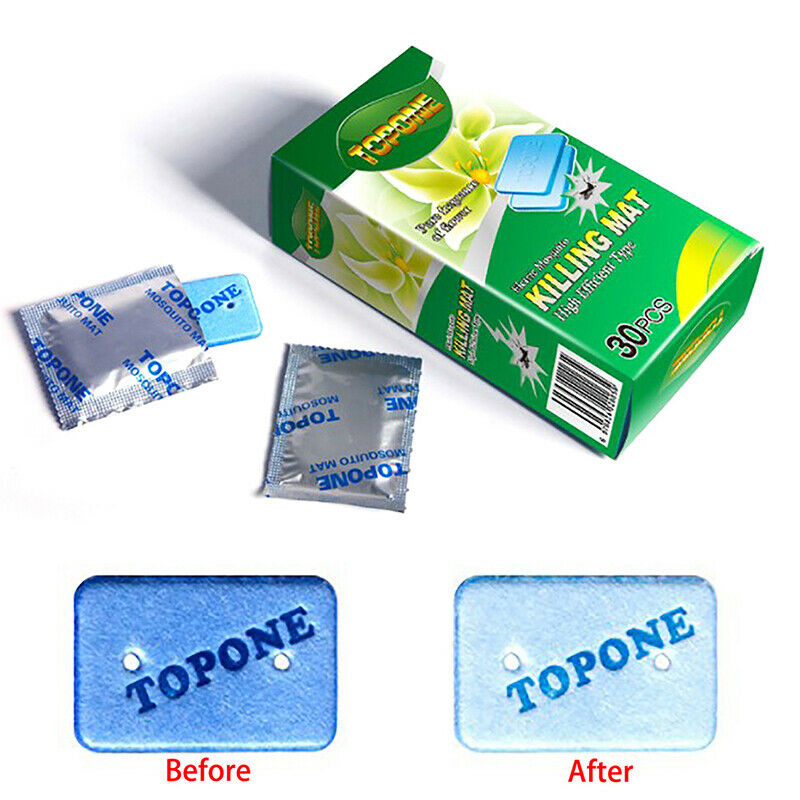 30pcs Mosquito Killer Mats Insect Bite Repellent Tablets Insect Repellent M NC