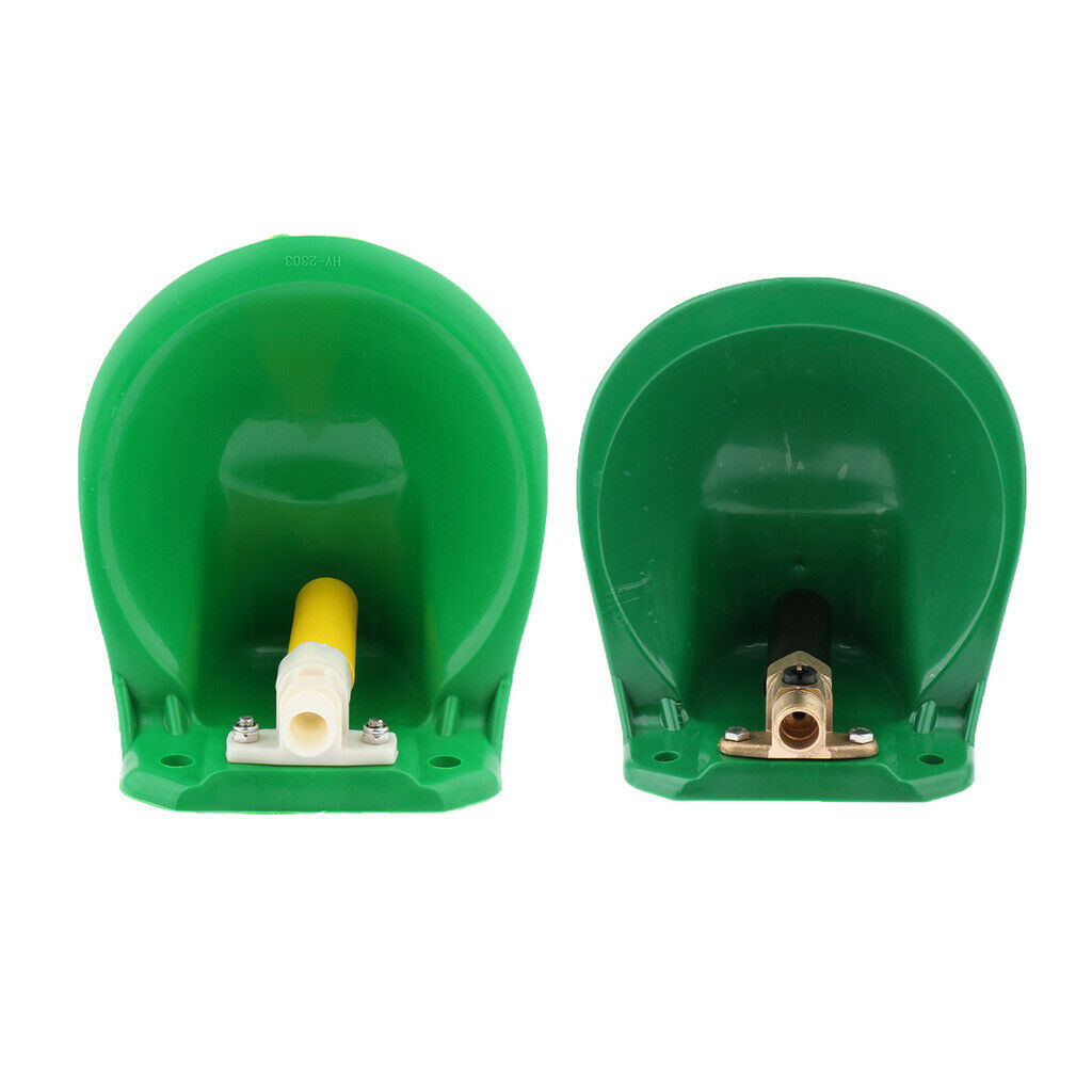 Automatic Water Dispenser Waterer Bowl + Brass Valve for Sheep Goats Pig