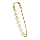 Luxury Imitation Pearls Safety Pin Brooch Pin Clip For