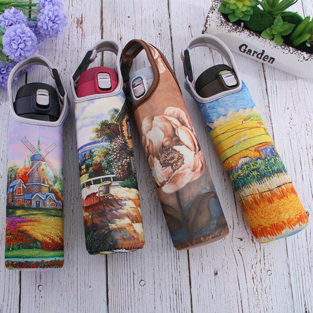 Neoprene Thermal Insulation Cup Sleeve Bottle Tote Cover Holder Windmill