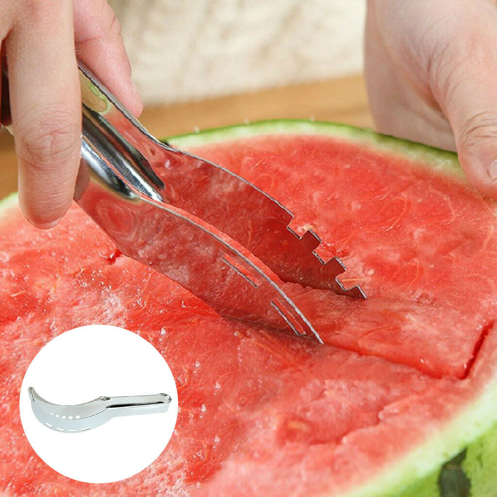 Stainless Steel Cantaloupe Gadget Handle Washable Cutter Kitchen Melon Cutter