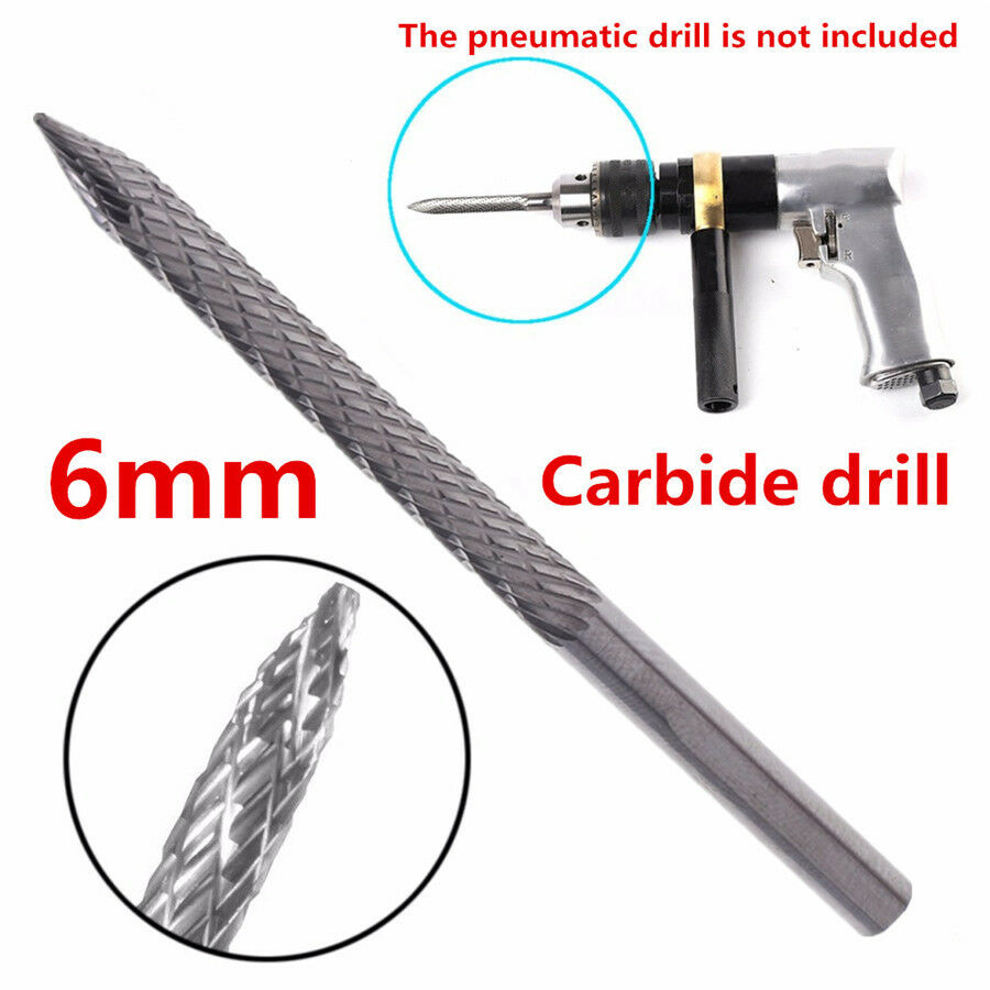 6mmx90mm Tire Repair Carbide Cutter Remove Debris Clean Channel for Better Seal