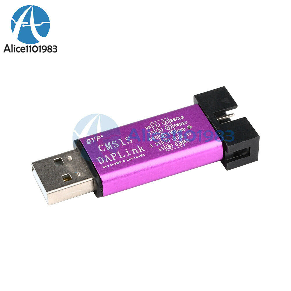 DAPLink Emulator Burner Downloader USB-to-Serial HID Support MDK IAR w/ Line New