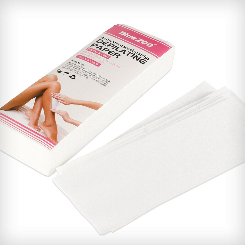 200x Non-woven Disposable Hair Removal Wax Epilator Paper Strip for Arms