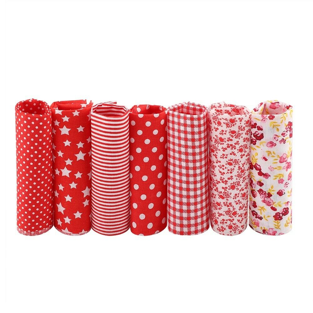 7PCs/set 25*25cm DIY Patchwor Fabrics For Sewing The Cloth Kids Bedding Textile