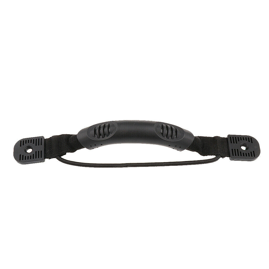 Pack Of 4 Pieces Black Polyurethane Canoe Kayak Boat Handle With Cord 10.8''