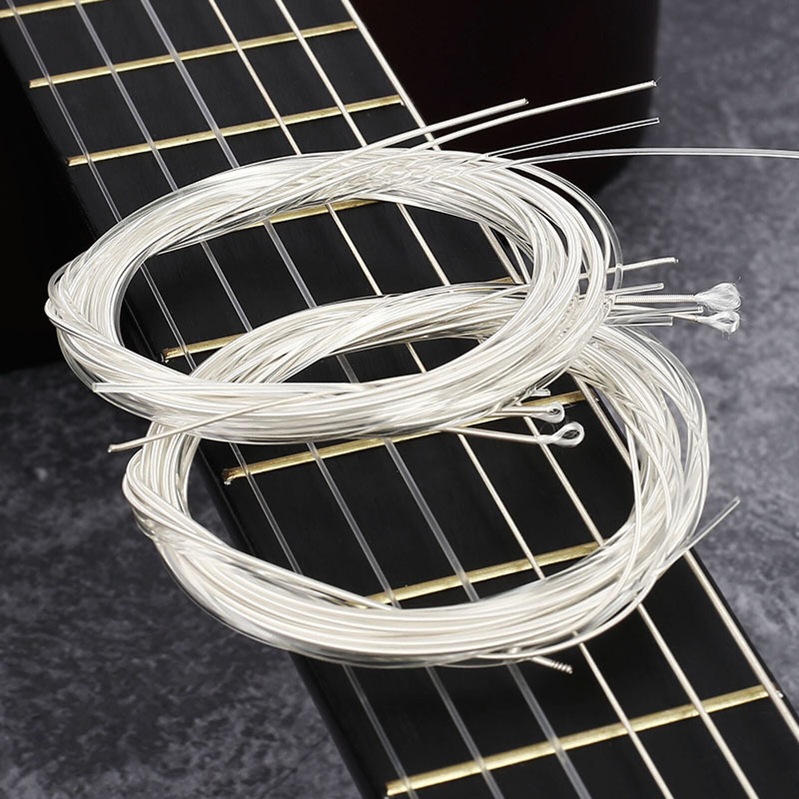 6Pcs Nylon Guitar Strings Anti-break Flexibility Metal Durable for Musical