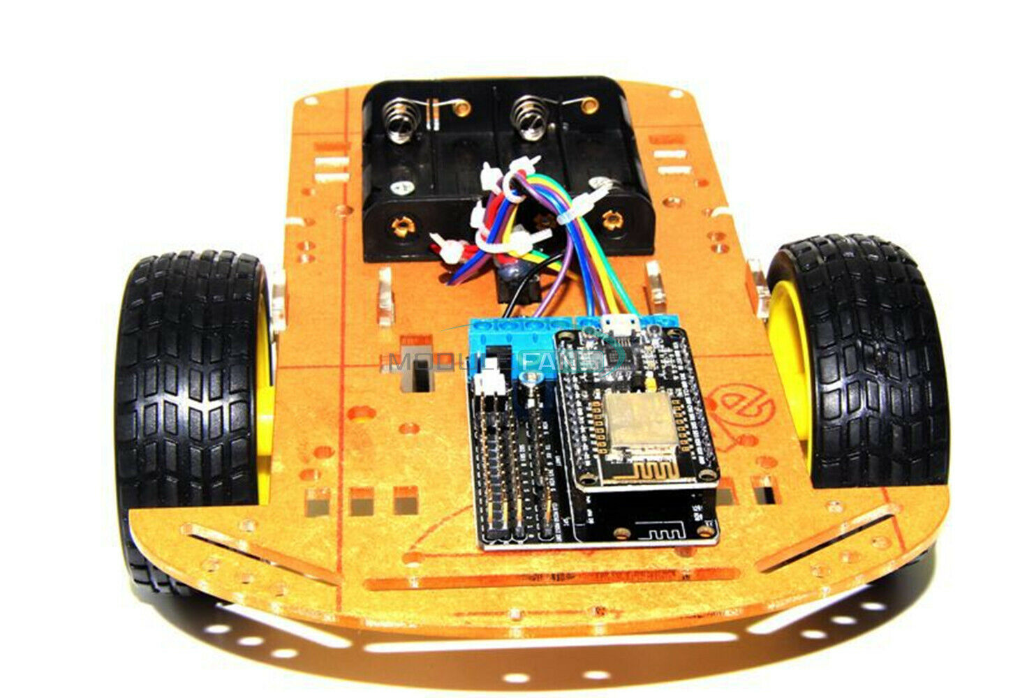 2WD Smart Car DIY Kit ESP8266 WiFi Control Lua L293D ESP NodeMCU Car for Arduino