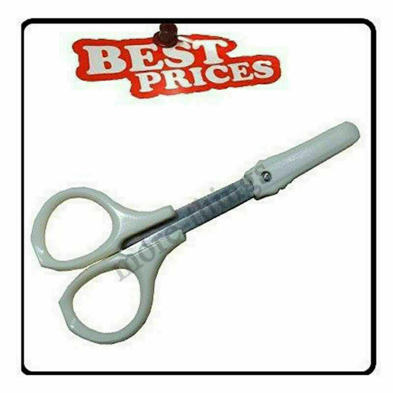 Stainless Steel Curved Edge Eyebrow Hair Scissors Cutter Trimming Makeup Tools