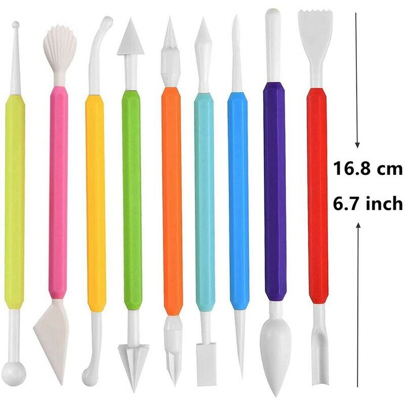 Polymer Clay Cutters,Plastic Clay Modeling Tool and Round Circle Shape CutteO6R7