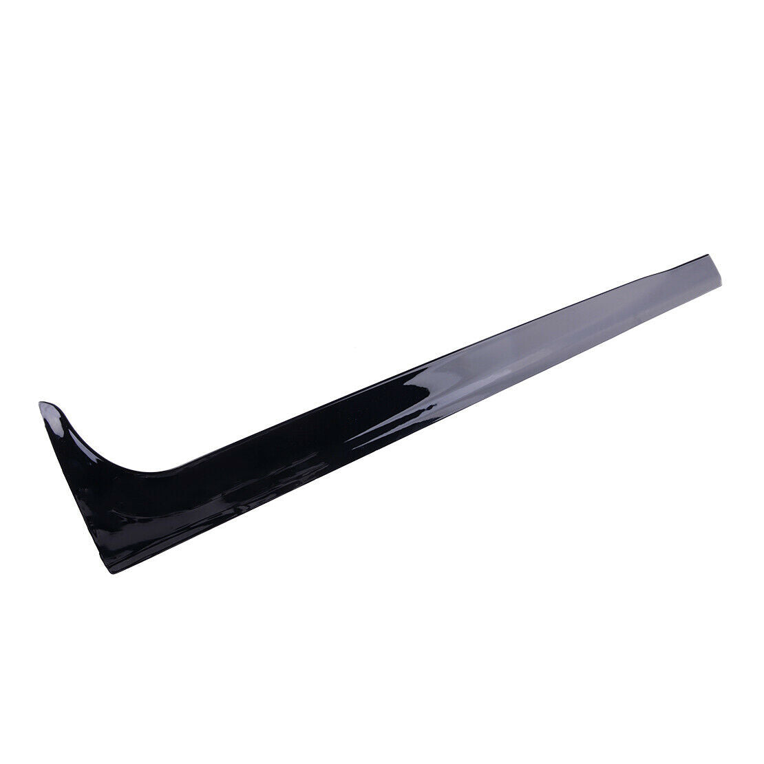 2Pcs Glossy Black Rear Window Spoiler Side Wing Trim Fit For VW Polo MK6 2018-20