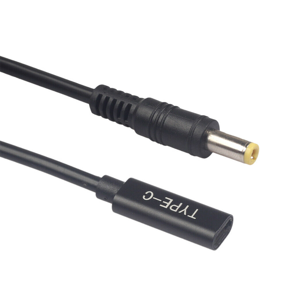 Type-C Female To 5.5mm*2.5mm Plug PD Charging Cable Charger Adapter
