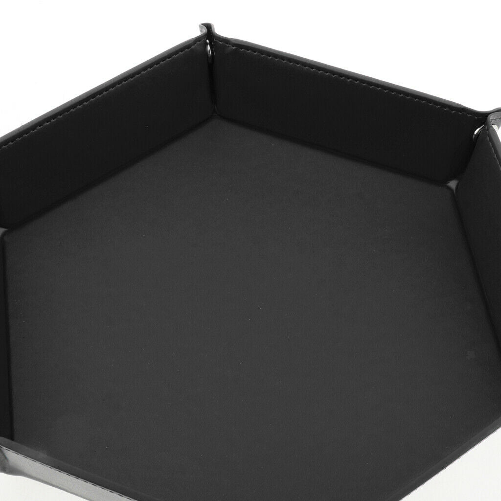 2 lot 9'' Lightweight Foldable Dice Storage Tray Box for RPG Black+Red