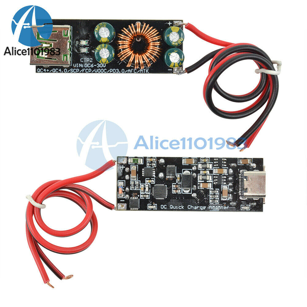 6V-35V Buck Step Down Module QC 3.0 4.0 Mobile Phone QC Charging Board Charge