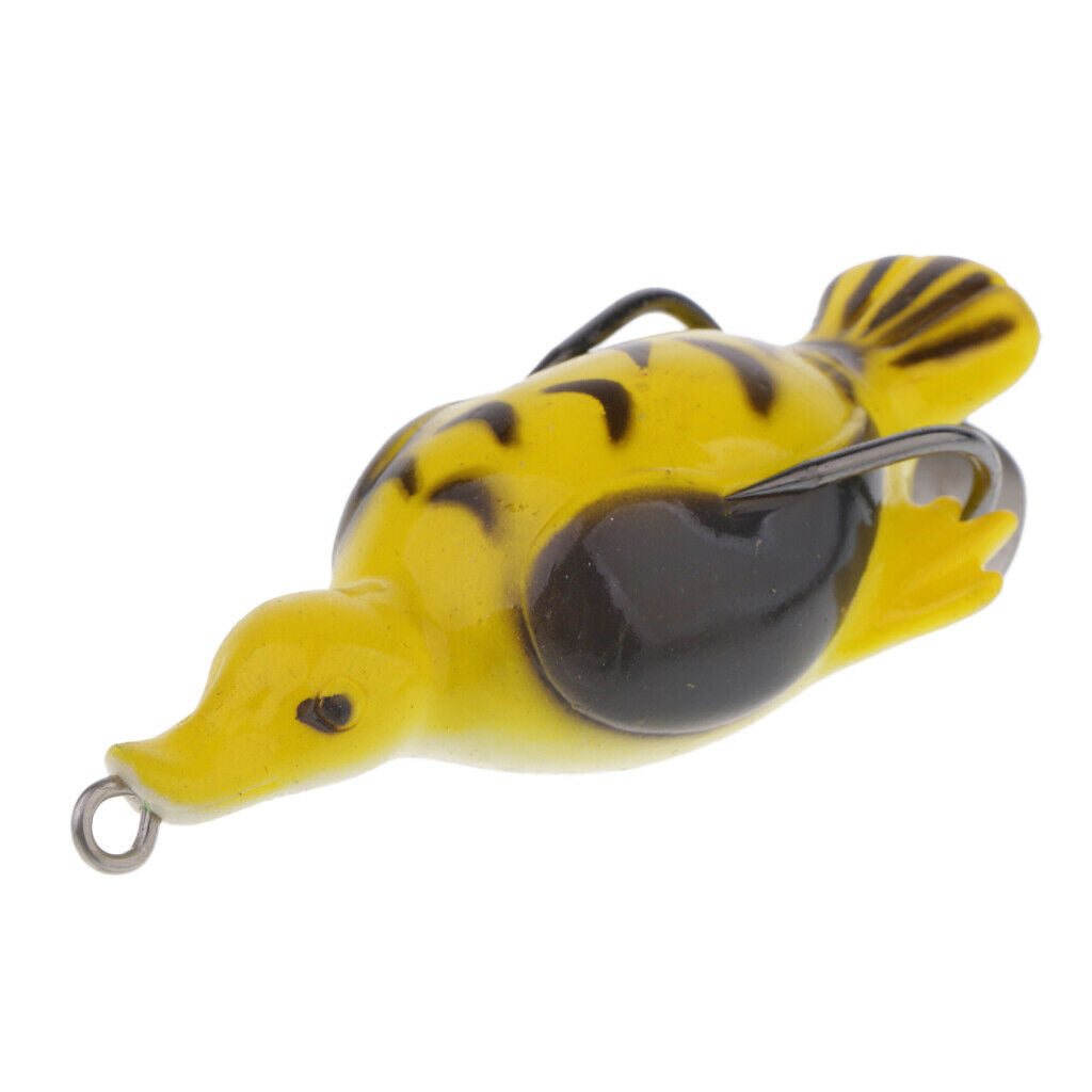 2pcs Spoon Fishing Lures Silicone Duck
