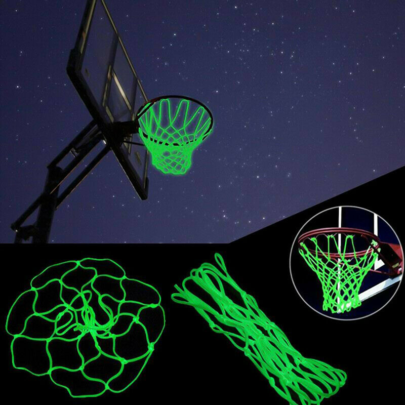 Outdoor Glow In The Dark Fluorescence Light Up Luminous Basketball Net Hoop