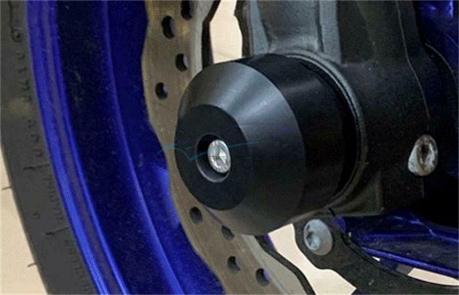 1 Set Motorcycle Front&Rear Axle Fork Crash Sliders For YAMAHA FZ-07 MT-07 14-21