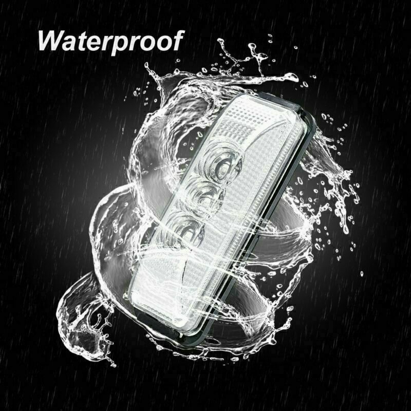Marker Clearance Amber 10 Pcs Waterproof 3 LED Turn signal Light Truck Trailer