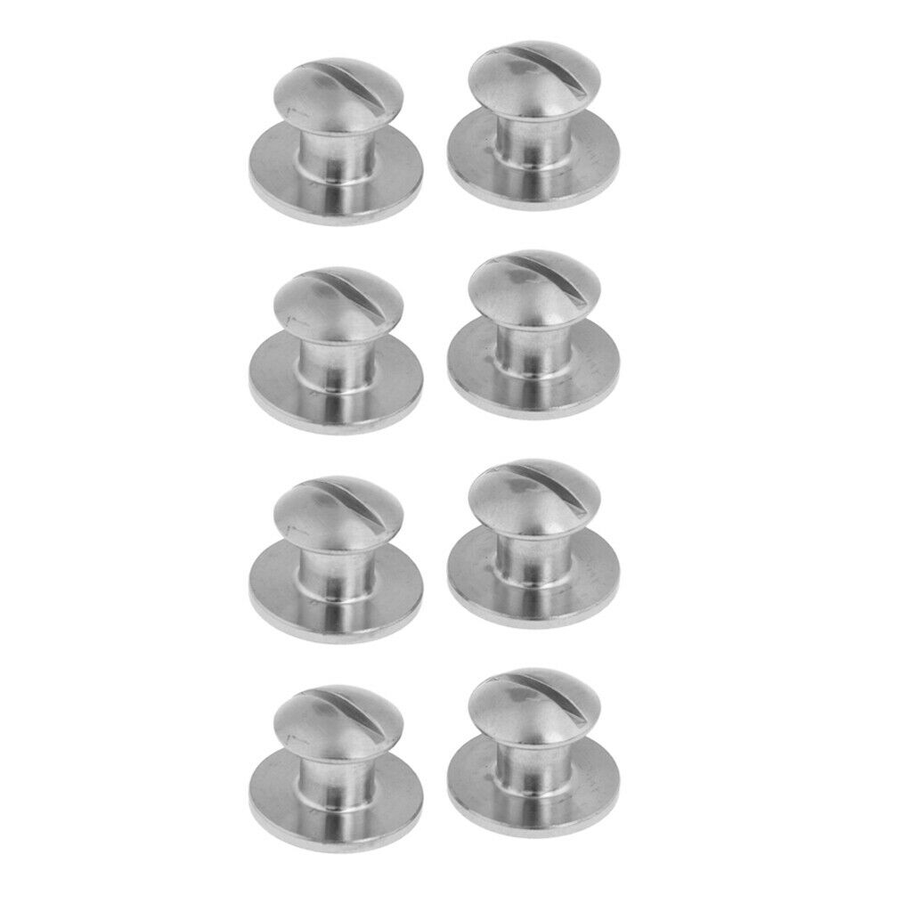 8x M7x10 Plate Book Screw Stainless Steel Assembly Bolts Wing BCD Accessories