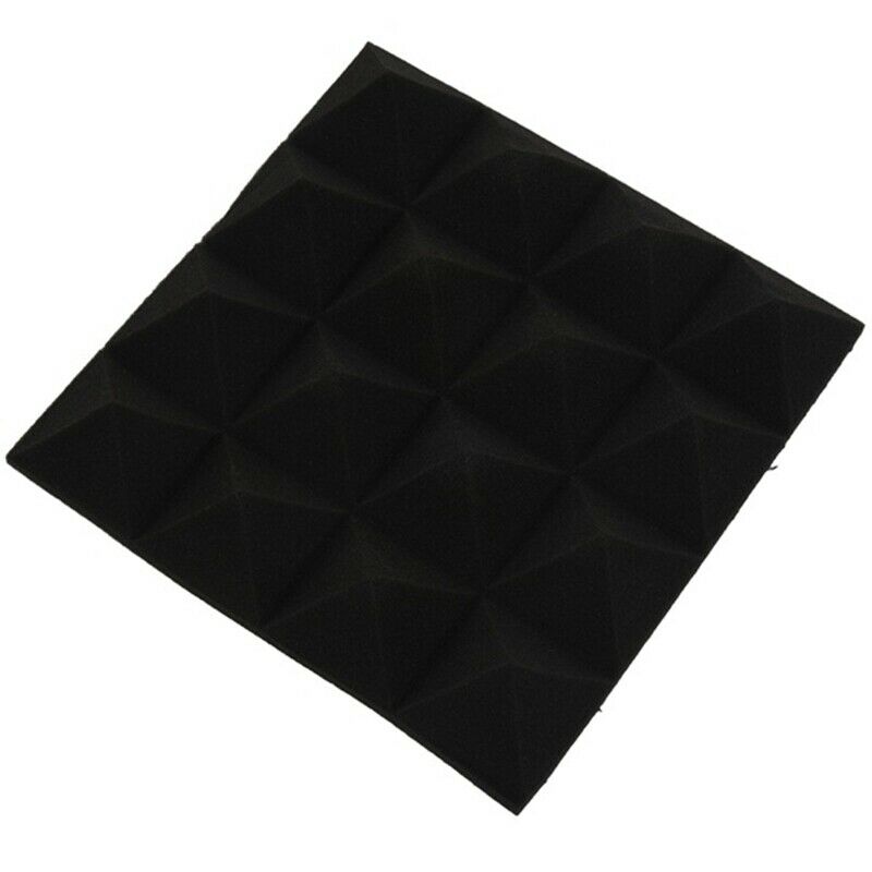 24PCS 250X250X50mm Studio Acoustic Foam Soundproof Absorption Treatment PaneJ9D4