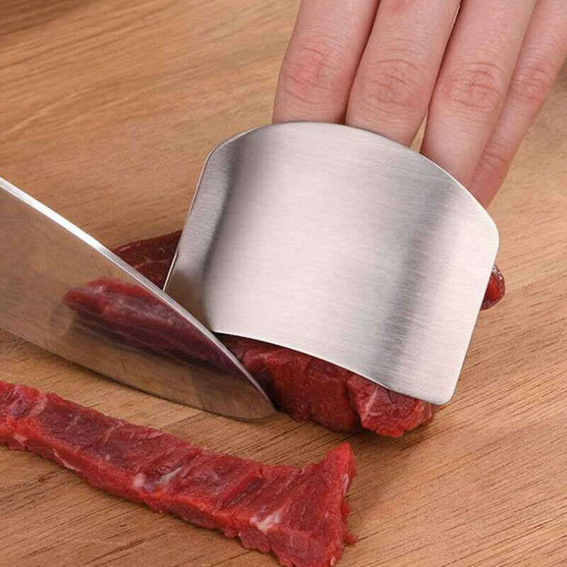 1pc Stainless Steel Finger Protector Multi-functional Cutting up Vegetabl.l8