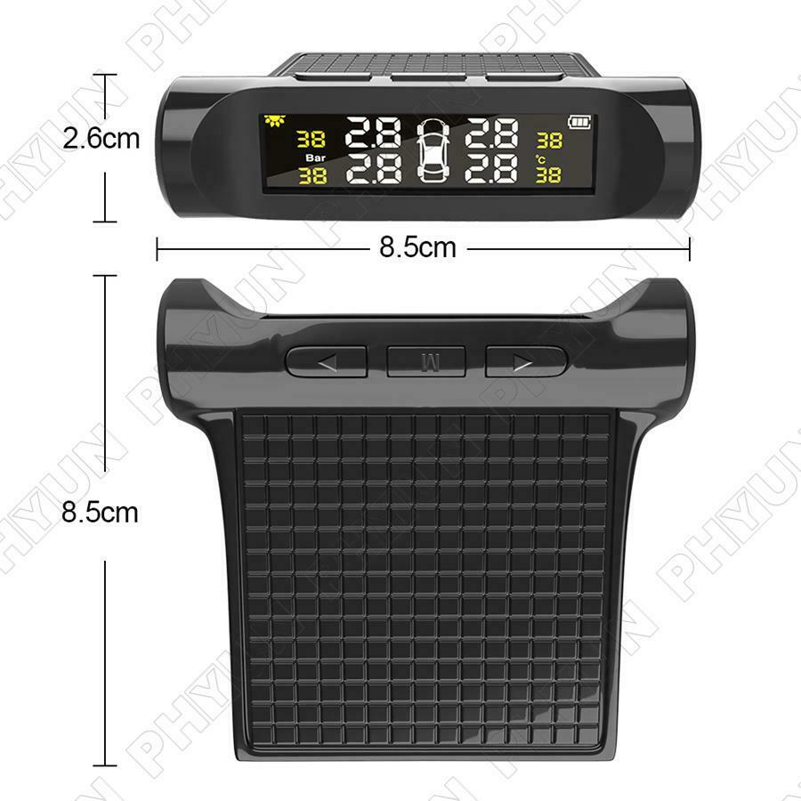 Battery Digital LCD Auto Car Security Alarm TPMS Tyre Pressure Monitoring System